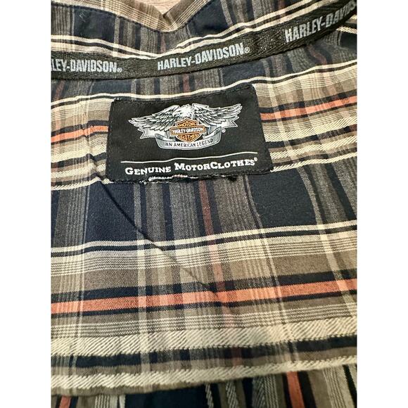 Harley Davidson Embroidered stitching Button up Shirt in men’s size XXL - Picture 2 of 7